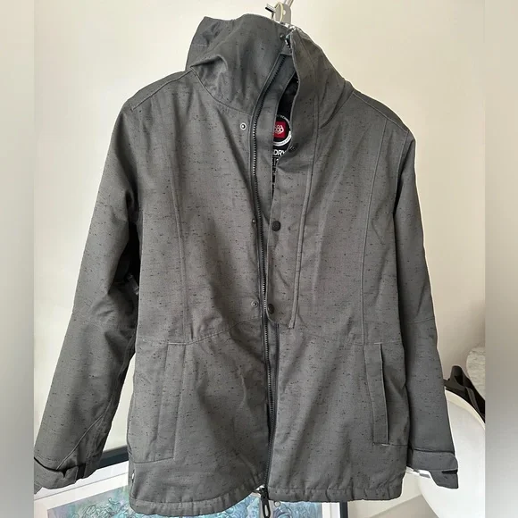 686 “Rumor” Insulated Jacket. “Charcoal Slub” Colorway. Women’s Small. - Picture 3 of 9